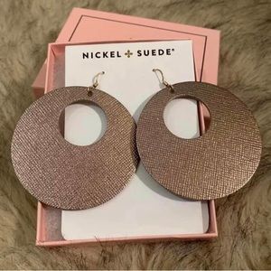 Medium Nickel & Suede Nova in Bronze Leaf